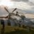 Historische North American P-51 Mustang im Flug